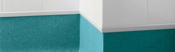 Vinyl flooring skirtings. 