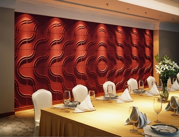 Circle 3d wall covering