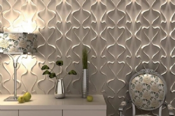 Curves 500x500 3d wall covering