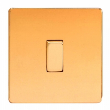 Antimicrobial copper single switch two way - Copper