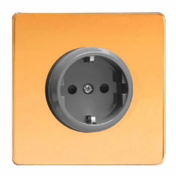 Antimicrobial copper Single socket with pin - Copper