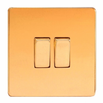 Antimicrobial copper Double switch two way- Copper